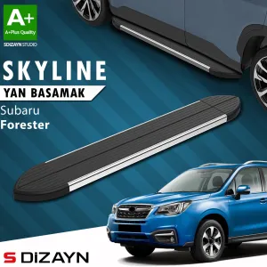 Subaru Forester 2012-2018 (SJ) uyumlu 4 Skyline Krom Yan Basamak 183 Cm 2012-2019 A+ Kalite modelleri DRS Tuning'de. Kaliteli malzeme, hızlı kargo ve güvenli