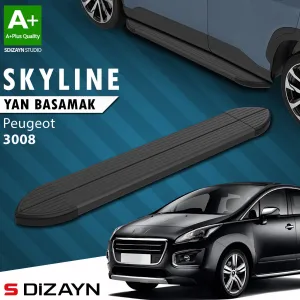 Peugeot 3008 Skyline Siyah Yan Basamak 183 Cm 2009-2013 A+ Kalite