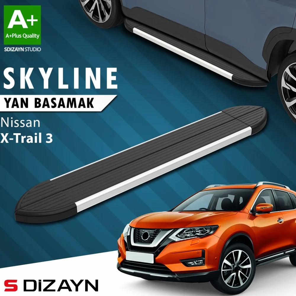 Nissan X-Trail T32 Skyline Aluminyum Yan Basamak 183 Cm 2014-2022 A+ Kalite