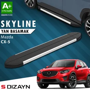 Mazda CX-5 2012-2017 (KE) uyumlu Skyline Aluminyum Yan Basamak 183 Cm 2012-2016 A+ Kalite modelleri DRS Tuning'de. Kaliteli malzeme, hızlı kargo ve güvenli