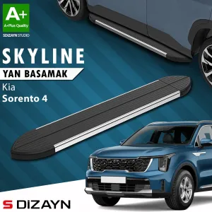 Kia Sorento 2020-Günümüz (MQ4) uyumlu 4 Skyline Krom Yan Basamak 183 Cm 2022 Üzeri A+ Kalite modelleri DRS Tuning'de. Kaliteli malzeme, hızlı kargo ve güvenli