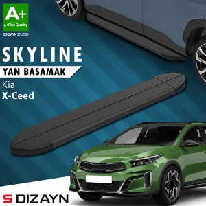 Kia XCeed 2019-Günümüz (CD CUV) uyumlu Skyline Siyah Yan Basamak 183 Cm 2019 Üzeri A+ Kalite modelleri DRS Tuning'de. Kaliteli malzeme, hızlı kargo ve güvenli