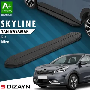 s-dizayn uyumlu Kia Niro Skyline Siyah Yan Basamak 183 Cm 2017 Üzeri A+ Kalite modelleri DRS Tuning'de. Kaliteli malzeme, hızlı kargo ve güvenli alışverişle