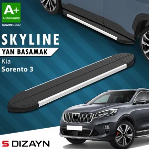 Kia Sorento 2014-2020 (UM) uyumlu 3 Skyline Aluminyum Yan Basamak 183 Cm 2014-2020 A+ Kalite modelleri DRS Tuning'de. Kaliteli malzeme, hızlı kargo ve güvenli