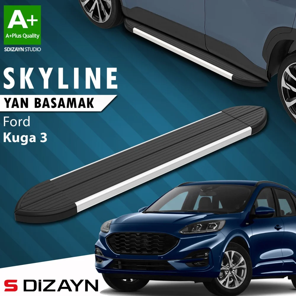 Ford Kuga 3 Skyline Aluminyum Yan Basamak 183 Cm 2020 Üzeri A+ Kalite