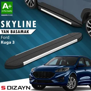 Ford Kuga 2019-Günümüz (CX482) uyumlu 3 Skyline Aluminyum Yan Basamak 183 Cm 2020 Üzeri A+ Kalite modelleri DRS Tuning'de. Kaliteli malzeme, hızlı kargo ve