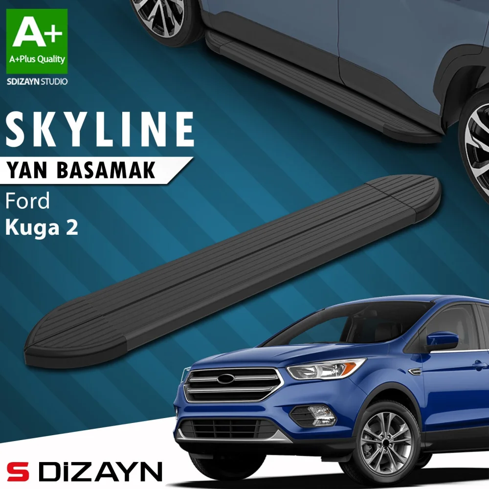 Ford Kuga 2 Skyline Siyah Yan Basamak 183 Cm 2013-2019 A+ Kalite