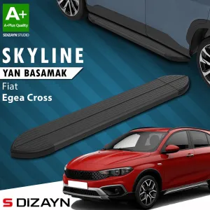Fiat Egea Cross 2015-Günümüz uyumlu Cross Skyline Siyah Yan Basamak 183 Cm 2020 Üzeri A+ Kalite modelleri DRS Tuning'de. Kaliteli malzeme, hızlı kargo ve
