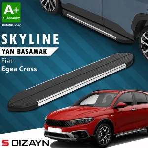 Fiat Egea Cross 2015-Günümüz uyumlu Cross Skyline Krom Yan Basamak 183 Cm 2020 Üzeri A+ Kalite modelleri DRS Tuning'de. Kaliteli malzeme, hızlı kargo ve