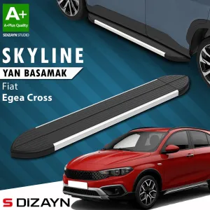 Fiat Egea Cross 2015-Günümüz uyumlu Cross Skyline Aluminyum Yan Basamak 183 Cm 2020 Üzeri A+ Kalite modelleri DRS Tuning'de. Kaliteli malzeme, hızlı kargo ve