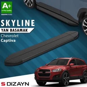Chevrolet Captiva Skyline Siyah Yan Basamak 183 Cm 2006-2018 A+ Kalite