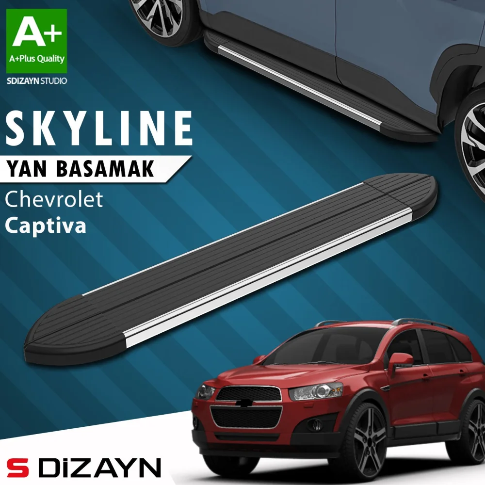 Chevrolet Captiva Skyline Krom Yan Basamak 183 Cm 2006-2018 A+ Kalite