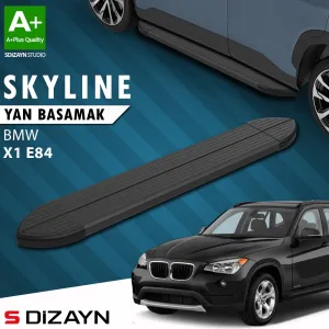 BMW X1 2009-2015 (E84) uyumlu E84 Skyline Siyah Yan Basamak 183 Cm 2009-2015 A+ Kalite modelleri DRS Tuning'de. Kaliteli malzeme, hızlı kargo ve güvenli