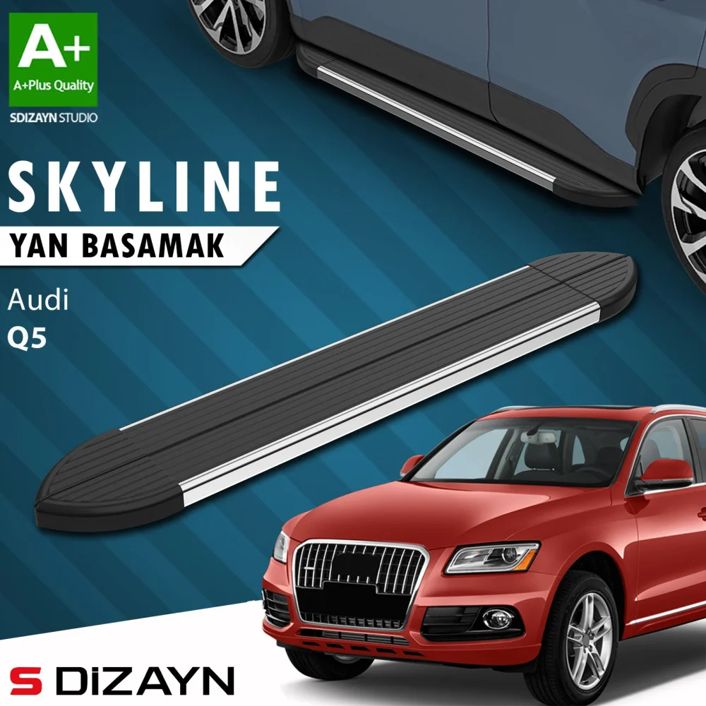 Audi Q5 Skyline Krom Yan Basamak 183 Cm 2008-2016 A+ Kalite