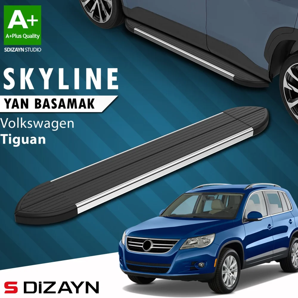 VW Tiguan Skyline Krom Yan Basamak 173 Cm 2007-2015 A+ Kalite
