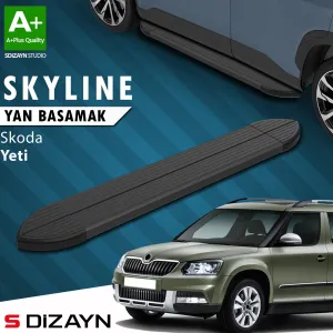 Skoda Yeti 2009-2017 (5L) uyumlu Skyline Siyah Yan Basamak 173 Cm 2009-2017 A+ Kalite modelleri DRS Tuning'de. Kaliteli malzeme, hızlı kargo ve güvenli