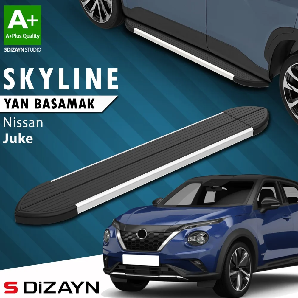 Nissan Juke 2 Skyline Aluminyum Yan Basamak 173 Cm 2019 Üzeri A+ Kalite
