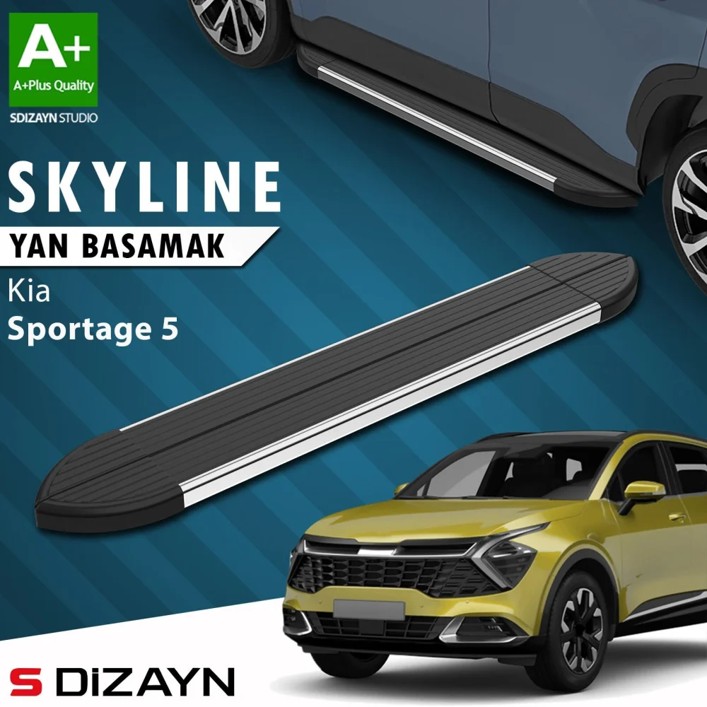 Kia Sportage 5 Skyline Krom Yan Basamak 173 Cm 2021 Üzeri A+ Kalite