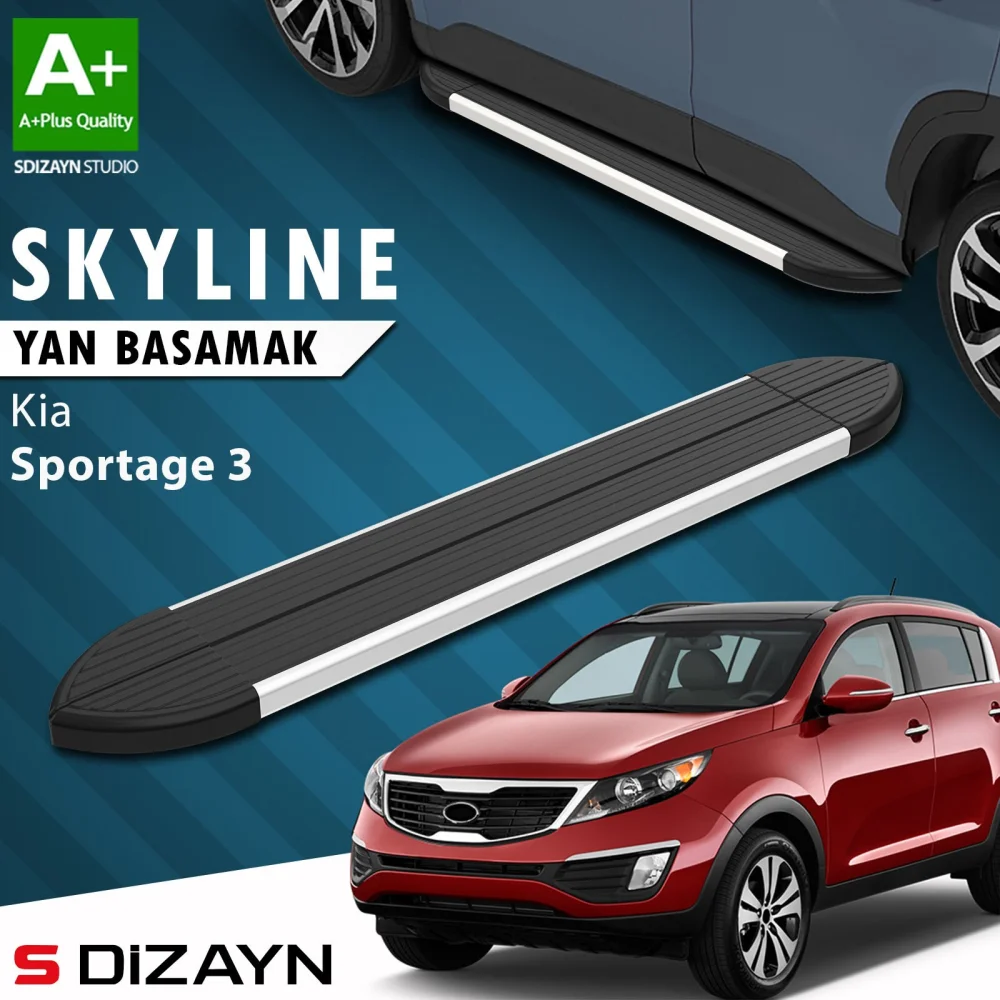 Kia Sportage 3 Skyline Aluminyum Yan Basamak 173 Cm 2010-2016 A+ Kalite