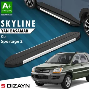 Kia Sportage 2004-2010 (KM) uyumlu 2 Skyline Aluminyum Yan Basamak 173 Cm 2004-2010 A+ Kalite modelleri DRS Tuning'de. Kaliteli malzeme, hızlı kargo ve güvenli