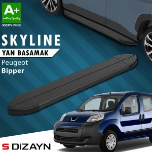 s-dizayn uyumlu Peugeot Bipper Skyline Siyah Yan Basamak 173 Cm 2007-2017 A+ Kalite modelleri DRS Tuning'de. Kaliteli malzeme, hızlı kargo ve güvenli