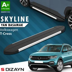 Vw T-Cross Skyline Aluminyum Yan Basamak 173 Cm 2019-2023 A+ Kalite