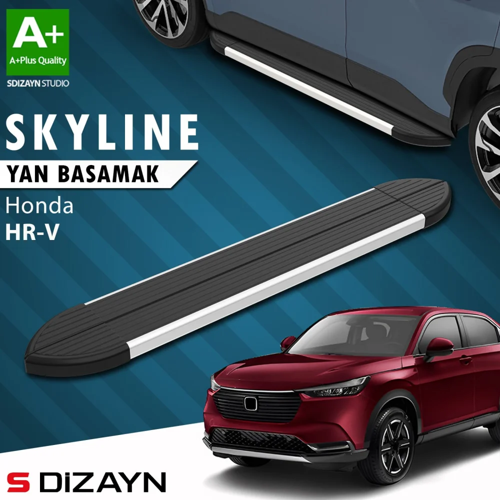 Honda HR-V 3 Skyline Aluminyum Yan Basamak 173 Cm 2021 Üzeri A+ Kalite