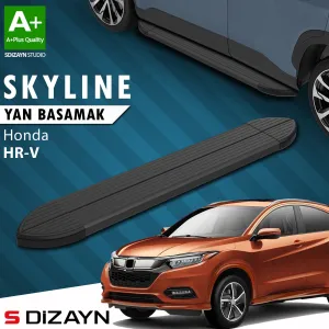 Honda HR-V 2014-2021 (RU) uyumlu 2 Skyline Siyah Yan Basamak 173 Cm 2015-2020 A+ Kalite modelleri DRS Tuning'de. Kaliteli malzeme, hızlı kargo ve güvenli