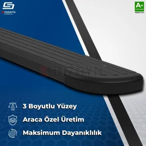 Honda HR-V 2 Skyline Siyah Yan Basamak 173 Cm 2015-2020 A+ Kalite - Görsel 5