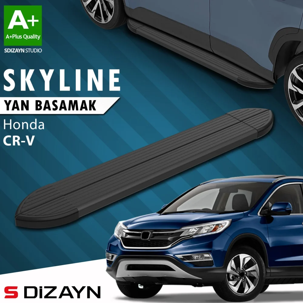 Honda CR-V 4 Skyline Siyah Yan Basamak 173 Cm 2012-2018 A+ Kalite