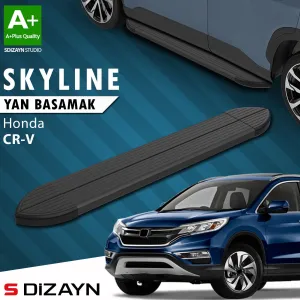 Honda CR-V 2011-2016 (RM) uyumlu 4 Skyline Siyah Yan Basamak 173 Cm 2012-2018 A+ Kalite modelleri DRS Tuning'de. Kaliteli malzeme, hızlı kargo ve güvenli
