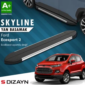 Ford EcoSport 2012-2023 (B515) uyumlu 2 Skyline Krom Yan Basamak 173 Cm 2012-2022 A+ Kalite modelleri DRS Tuning'de. Kaliteli malzeme, hızlı kargo ve güvenli