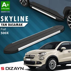 Fiat 500X 2014-2024 (Type 334) uyumlu Skyline Aluminyum Yan Basamak 173 Cm 2014 Üzeri A+ Kalite modelleri DRS Tuning'de. Kaliteli malzeme, hızlı kargo ve