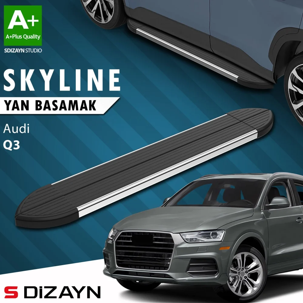 Audi Q3 8U Skyline Krom Yan Basamak 173 Cm 2011-2018 A+ Kalite