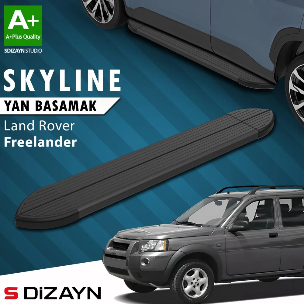 Land Rover Freelander Skyline Siyah Yan Basamak 163 Cm 1998-2006 A+ Kalite