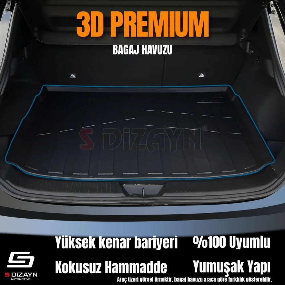 Drs Tuning Togg T10F 3D Pro Bagaj Havuzu 2025 Üzeri A+ Kalite