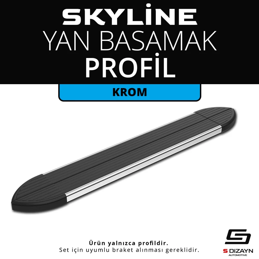 Skyline Krom Yan Basamak Profil 163 Cm