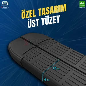 Toyota Corolla Cross S-Line Siyah Yan Basamak 183 Cm 2022 Üzeri - Görsel 3