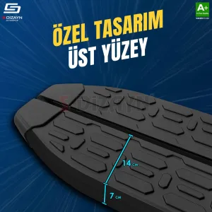 Toyota Corolla Cross Evo Siyah Yan Basamak 183 Cm 2022 Üzeri - Görsel 3