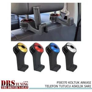 Puando uyumlu Koltuk Arkası Telefon Tutucu Askılık Sarı modelleri DRS Tuning'de. Kaliteli malzeme, hızlı kargo ve güvenli alışverişle hemen inceleyin.