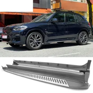 BMW X3 2017-2024 (G01) uyumlu G01 2018 Sonrası Yan Basamak Style Parça modelleri DRS Tuning'de. Kaliteli malzeme, hızlı kargo ve güvenli alışverişle hemen
