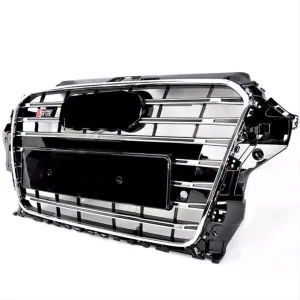 Drs Tuning Audi A3 Uyumlu 2016-2020 Panjur S3 Siyah-Krom - Görsel 3