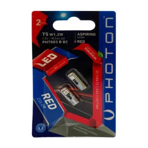 Photon uyumlu T5 W1.2W 24V 3SMD LED PH7002 B2 modelleri DRS Tuning'de. Kaliteli malzeme, hızlı kargo ve güvenli alışverişle hemen inceleyin.