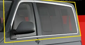 UNC uyumlu Volkswagen T5 Transporter 2003-2022 Uzun Şase Cam Çerçevesi Paslanmaz Çelik modelleri DRS Tuning'de. Kaliteli malzeme, hızlı kargo ve güvenli