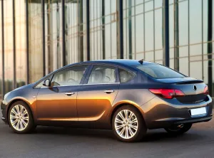 Opel Uyumlu Astra J SD 2012-2019 Cam Çıtası Paslanmaz Çelik 4 Parça - Görsel 3