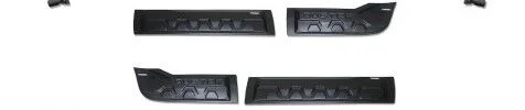 DACIA DUSTER 2010 Set 4 Parça Kapı Kaplama Siyah Mat Asa Kum Desen Hornet
