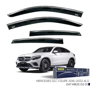 Niken Cam Rüzgarlığı uyumlu Mercedes GLC Coupe 2016-2022 - Kromlu Cam Rüzgarlığı 4Lü Parça modelleri DRS Tuning'de. Kaliteli malzeme, hızlı kargo ve güvenli