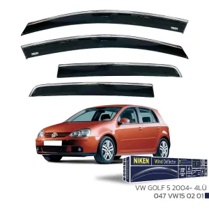 Niken Cam Rüzgarlığı uyumlu VW Golf 5 2004-2008 - Kromlu Cam Rüzgarlığı 4Lü Parça modelleri DRS Tuning'de. Kaliteli malzeme, hızlı kargo ve güvenli alışverişle