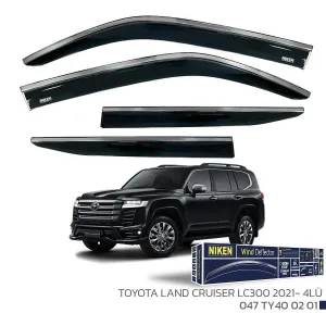 Niken Cam Rüzgarlığı uyumlu Toyota Land Cruıser LC300 2021 Sonrası - Kromlu Cam Rüzgarlığı 4Lü Parça modelleri DRS Tuning'de. Kaliteli malzeme, hızlı kargo ve