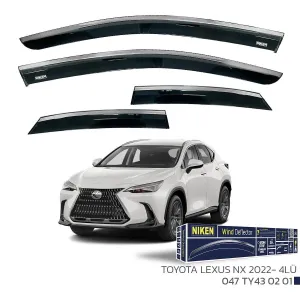 Lexus NX 2021-Günümüz (AZ20) uyumlu Toyota 2022 Sonrası - Kromlu Cam Rüzgarlığı 4Lü Parça modelleri DRS Tuning'de. Kaliteli malzeme, hızlı kargo ve güvenli